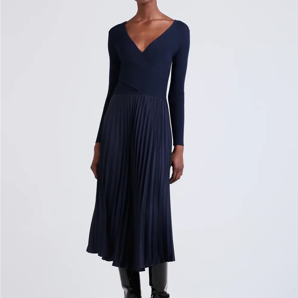 Derek Lam Black Long Sleeve Dress XS never worn with tags excellent condition.